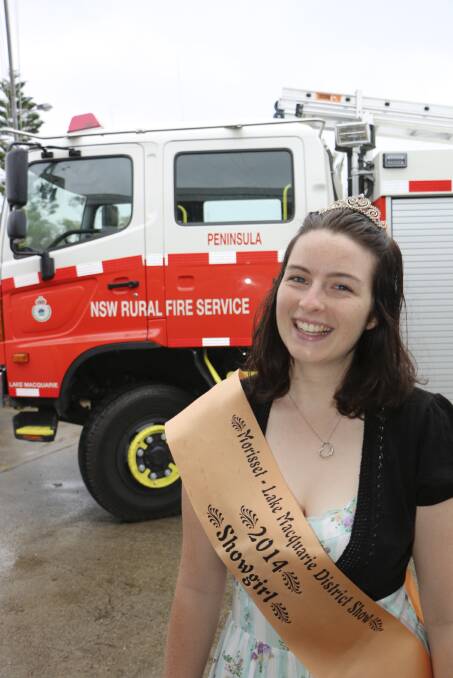 OUTGOING: Morisset Showgirl winner Danielle Kelly is a volunteer firefighter and encourages others to get involved. Picture: Jamieson Murphy