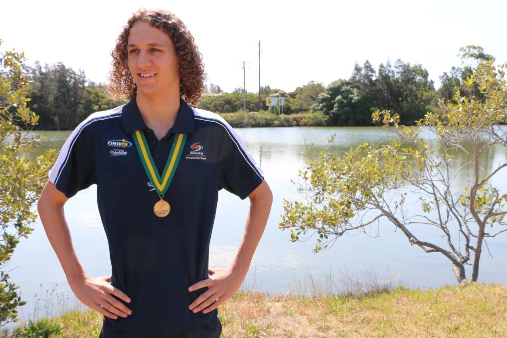 SUCCESS: Jacob Sansom is one of the rising swimming stars in NSW. Picture: Jamieson Murphy