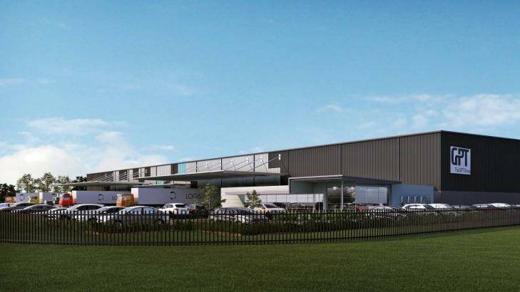 The 18,000sq m logistics facility at GPT's site at 18-24 Abbott Road, Seven Hills, Sydney. Photo: supplied