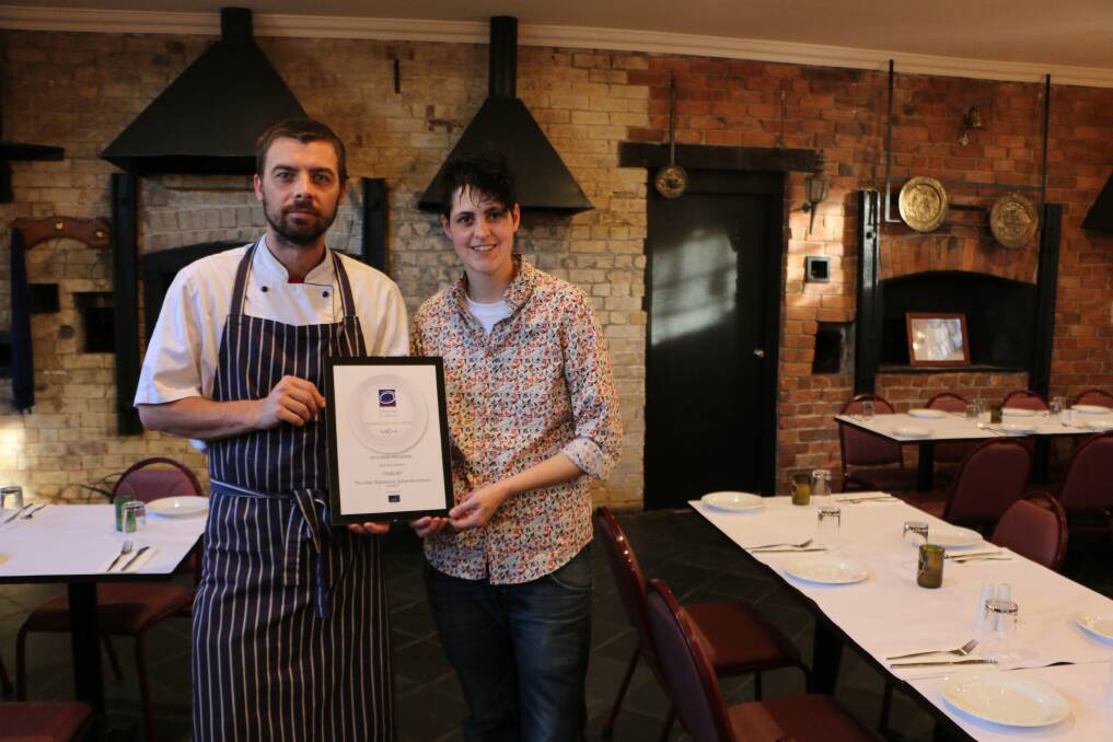INDUSTRY NOD: Daniel Way and Jess Lawrence at The Olde Bakehouse this week. Picture: David Stewart
