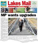 STEP UP: How the Lakes Mail reported MP Greg Piper's plan to push for a better deal for local train users.