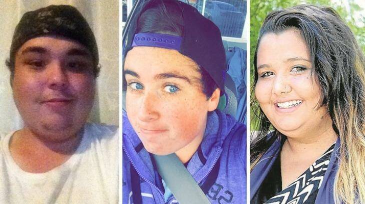 Tragedy: Jake Chaffey (left) and Claudia Chown (centre), who died this week and Rickie-lee Atkinson (right), who died on May 14. <em>Photos: Facebook, Kelly Manwaring</em>