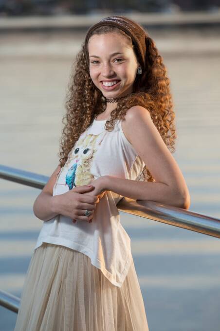 TALENT: Mia Sifflet will perform the Games theme song today at Speers Point Park.
