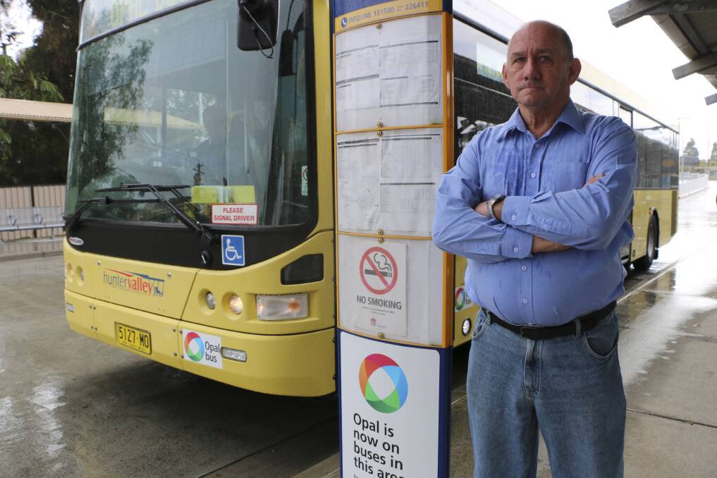 FLAWED SYSTEM: John Fulton is annoyed that not all buses in Sydney are ready to take Opal cards. Picture: Jamieson Murphy
