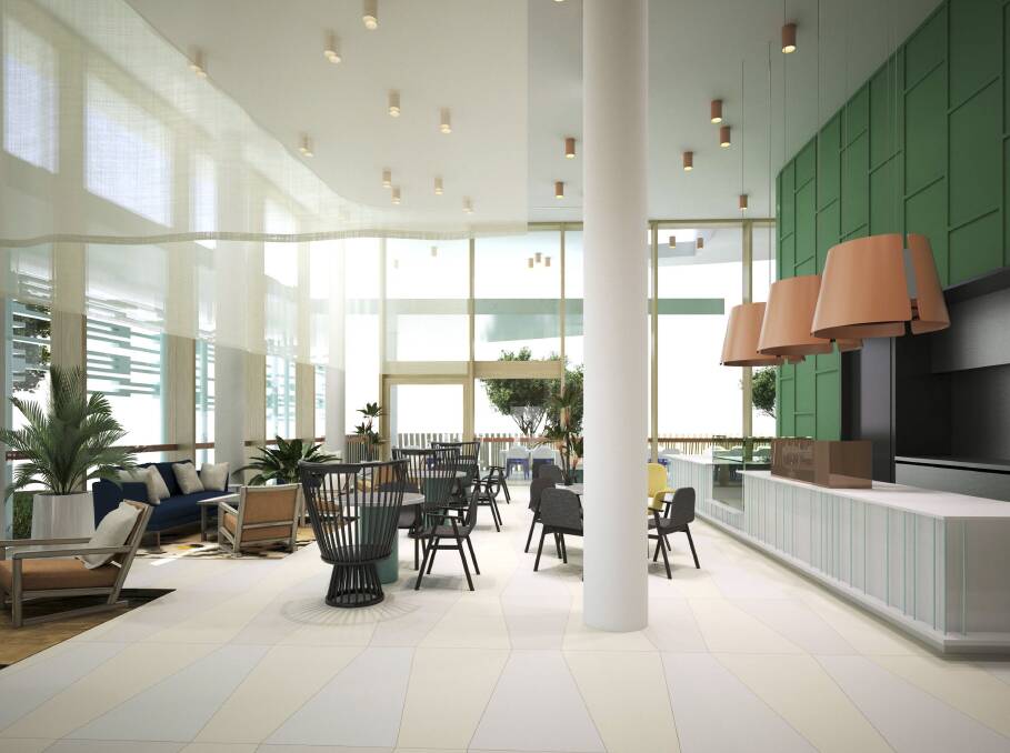 LIFESTYLE: There will be a cafe and outdoor terrace on the ground floor. Pictures: Jackson Teece