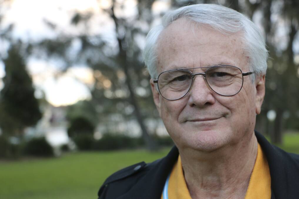 NEW PRESIDENT: Charlie Phillips at his Dora Creek home this week. Picture: David Stewart