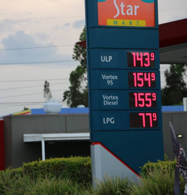 PETROL BLUES: The writer wonders why petrol prices in Morisset are higher than those in surrounding towns. Picture: David Stewart