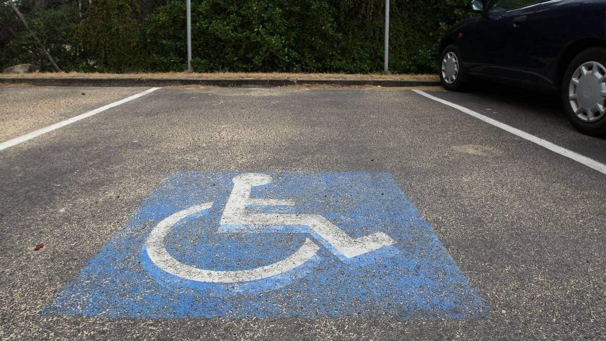 DISRESPECT: The writer says using a disabled parking spot without a stick is disgraceful. Picture: Leanne Pickett