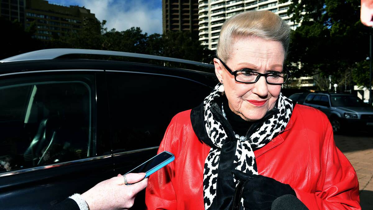 PRICEY RIDE: The writer said Bronwyn Bishop should get a senior card rather than getting a helicopter. Picture: Steven Siewert
