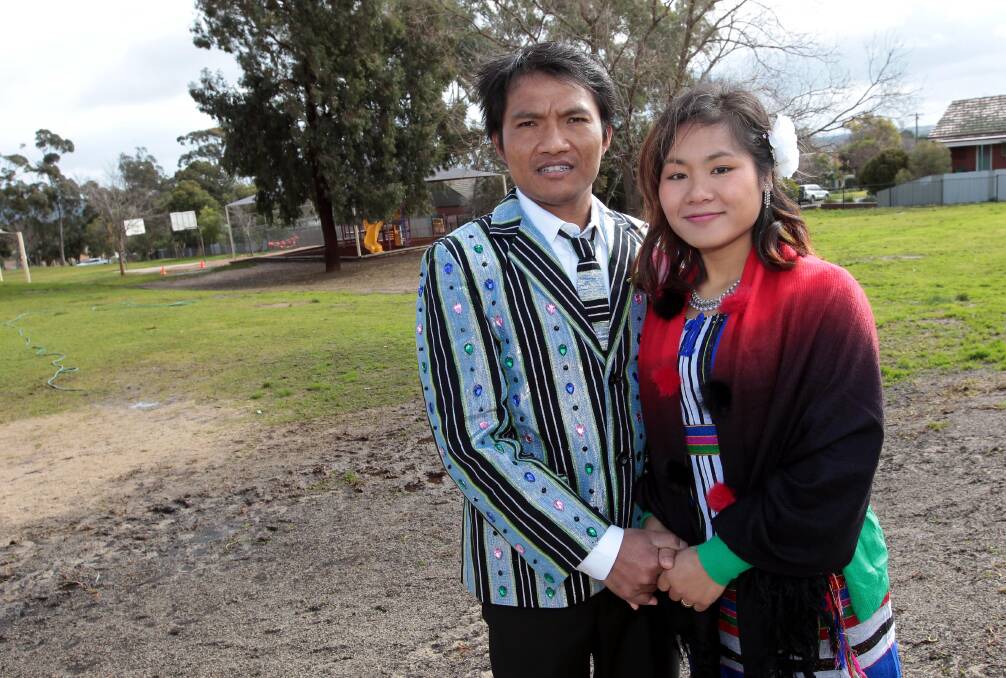 TYING THE KNOT: Burmese refugees Hung Kee and Thang Shien overcame years of persecution and pain to finally unite and marry. 