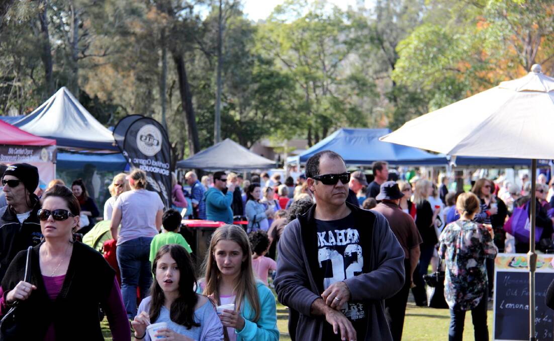 FAMILY DAY: The Farmers Market at Speers Point Park is for all to enjoy.
