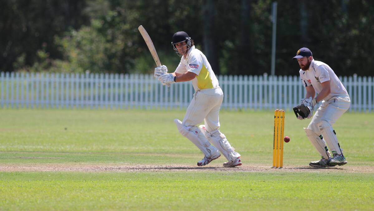 SO CLOSE: Joe Price scored 95 in another impressive knock at Ron Hill Oval on Saturday. Picture: David Stewart