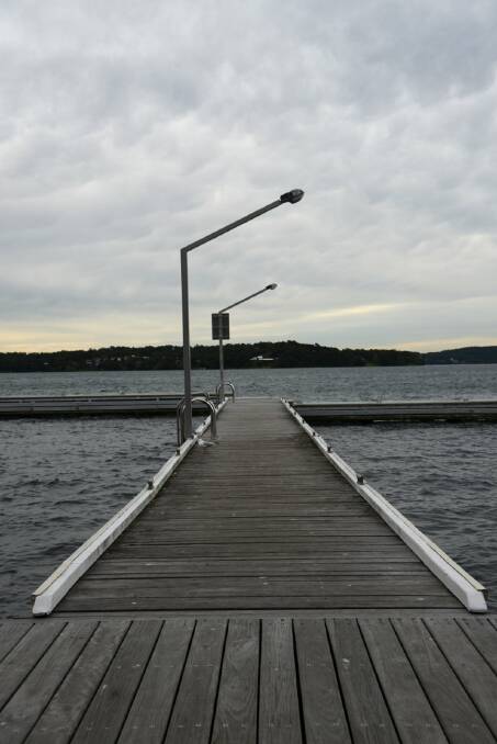 ANGLES: T-shaped jetty in Toronto: Picture: Jarrod