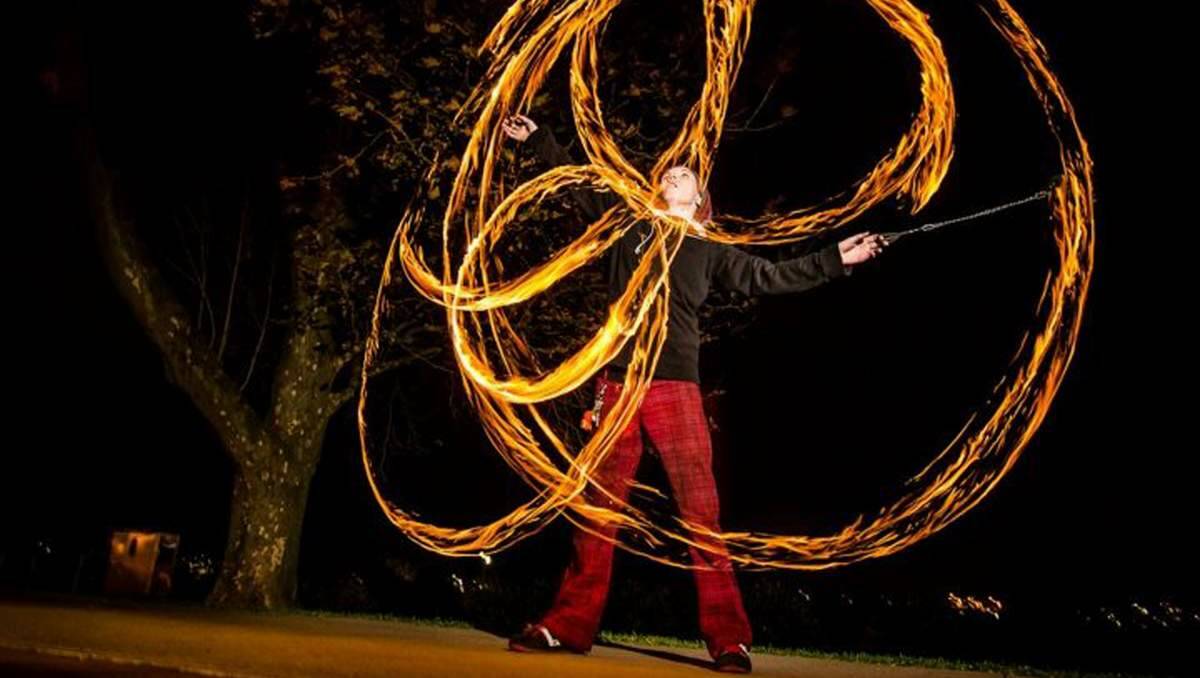 HOT STUFF: Fire twirling will be a highlight of the December 22 entertainment.