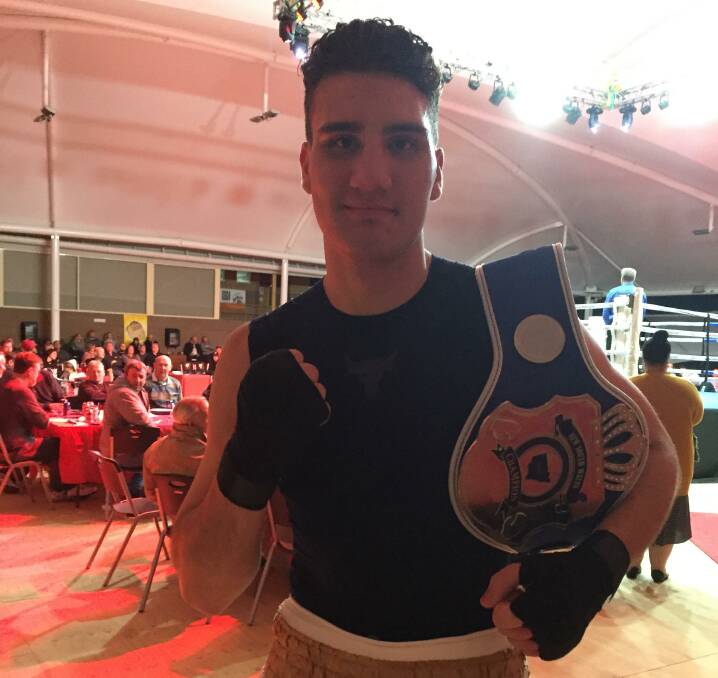 Tristan Maskell won the NSW Amateur Cruiserweight title. Picture: Supplied