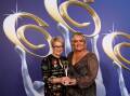 Katie McCool and Debbie Mirisch celebrate their big win at the Australian Small Business Champion Awards.