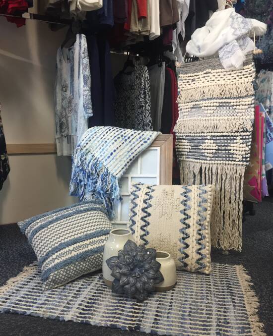 ON TREND: Kingsley Collections has a new range of beautiful textured cushions, throws, rugs and wall hangings. Winter scarves and jewellery will complement the beautiful soft knits arriving in store daily.