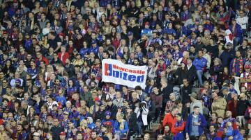 Newcastle Jets fans will be relieved when new owners for their club are finally confirmed. Picture Jonathan Carroll