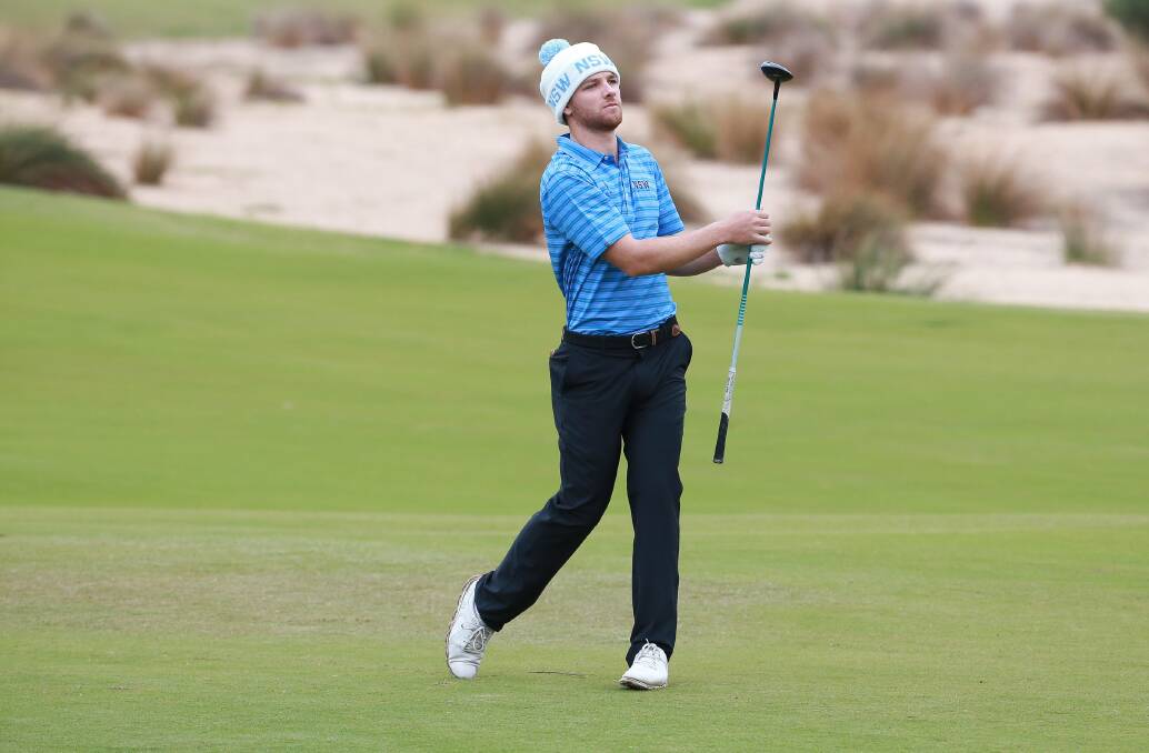 TRUE BLUE: Blake Windred will captain the NSW team at the interstate series which tees off at the Tasmania Golf Club this week. Picture: David Tease (Golf NSW)