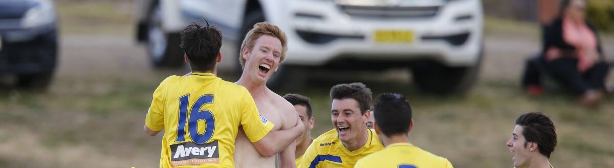 WINNER: Lake Macquarie captain and striker Sam Walker. Picture: Grant Sproule