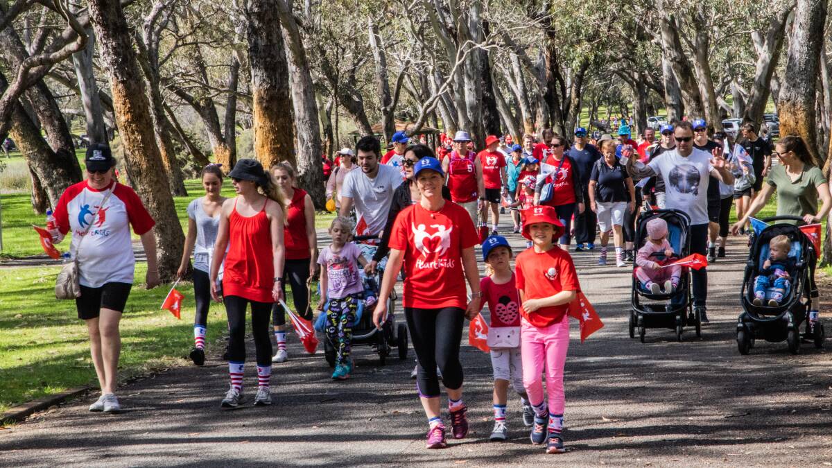 SUPPORT: Heartkids Two Feet & A Heartbeat charity walk will take place on September 8 at Speers Point Park. 