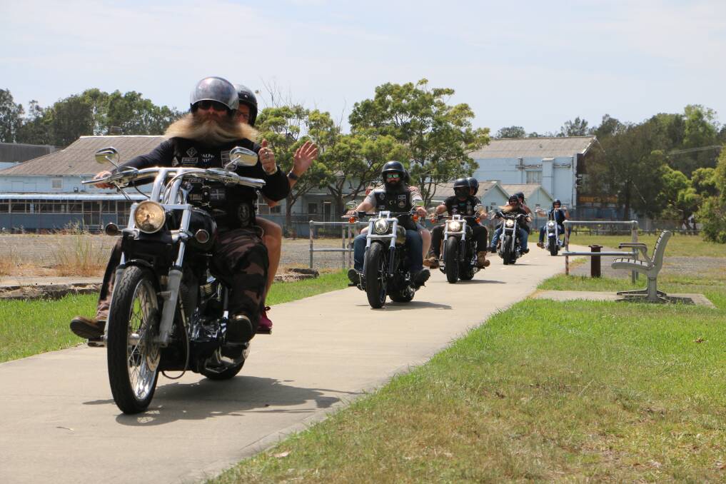 American Motorcycle Club Coalfields Chapter treats special visitors at Rathmines to a day they won’t forget.