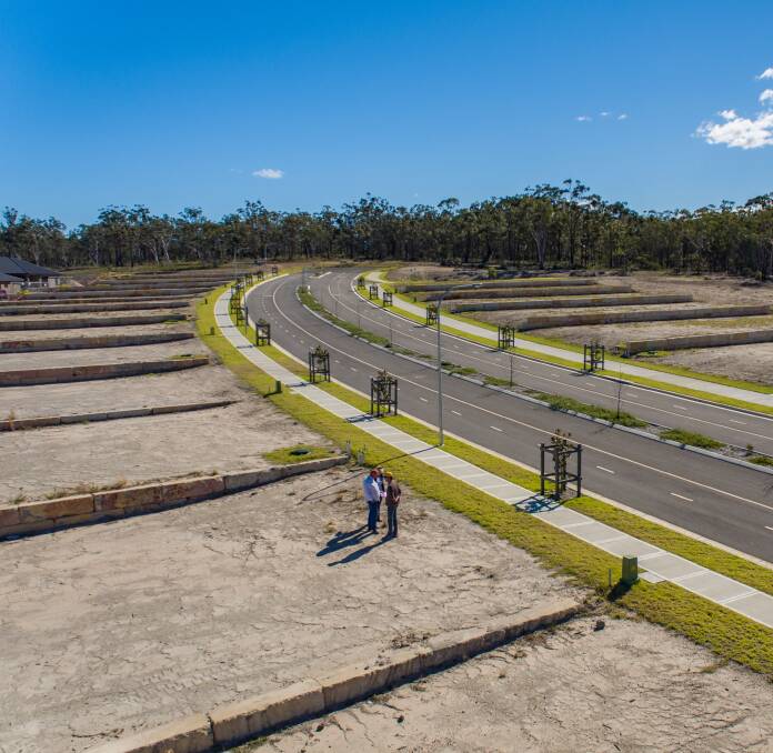 HOUSING CRISIS: Johnson Property group director Keith Johnson is confident of having 200 residential housing lots at Watagan Park, Cooranbong on the market by Christmas which he says will ease a shortage in the market.