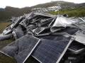 Eighty seven per cent of Australia's solar photovoltaic waste is not recycled.