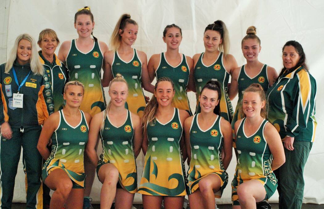 The Westlakes opens team were undefeated over 18 games at the Netball NSW state championships. Picture: Kym Culbert