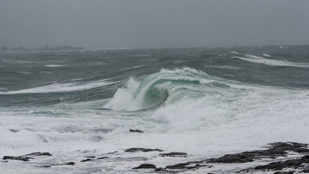 DAMAGING: Local beaches and rock platforms will be particularly dangerous this week as large swells hit the NSW coast. Picture: Georgia Matts