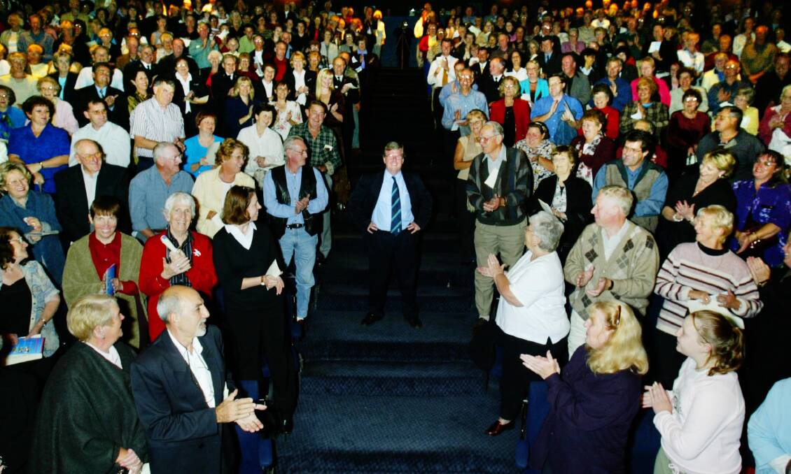 POPULAR VENUE: A full house at Laycock Street Community Theatre in 2004. Shows scheduled at the theatre up to April 30 have been cancelled or postponed. Picture: Richard Gosling
