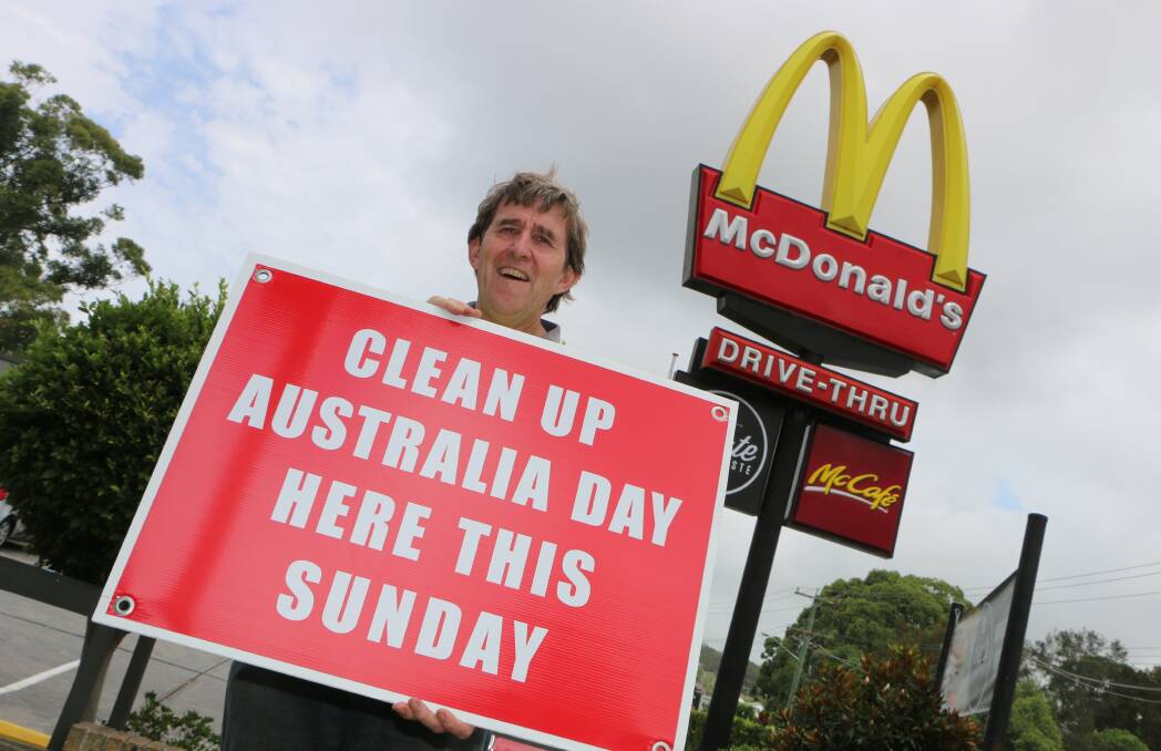 LEND A HAND: Be at McDonald's in Toronto this Sunday from 10am to clean up. Picture: David Stewart