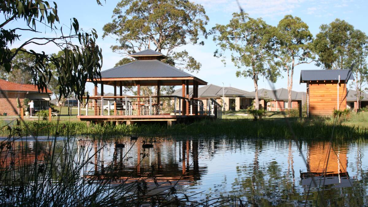 The gazebo area at Nareen Terrace Retirement Village, Hamlyn Terrace. Pictures: Supplied