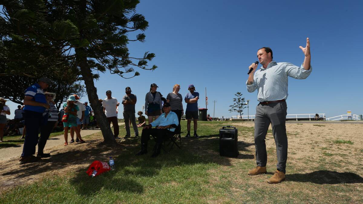 BOLD BID: Greens MP Jeremy Buckingham said it was "ludicrous" that the Wallarah 2 Coal Project hadn't already been stopped. Picture: Jonathan Carroll
