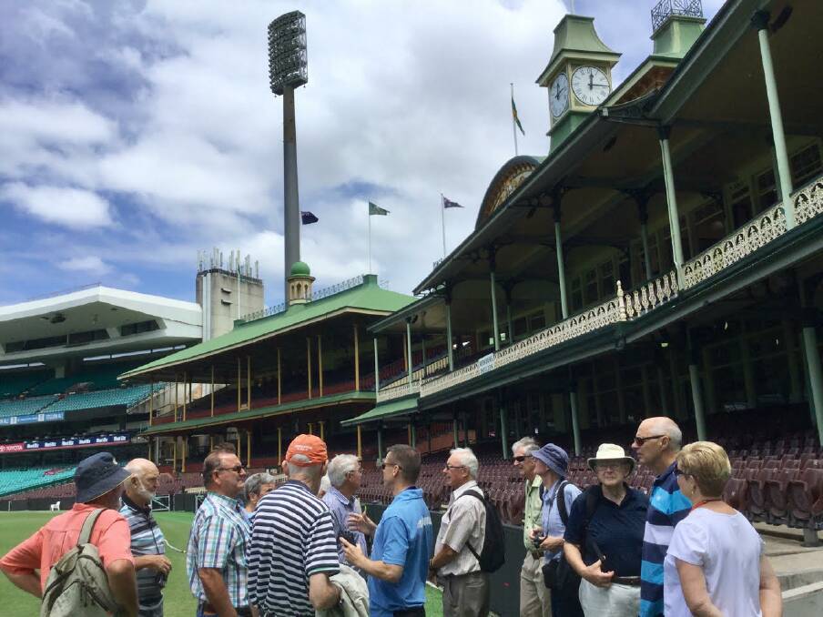 HALLOWED TURF: Members of Toronto-Macquarie Probus Club on their recent guided tour of the Sydney Cricket Ground. New members are invited to join. Picture: Supplied