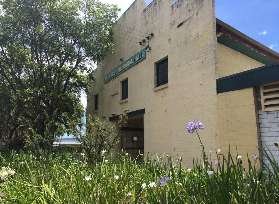 AGEING BEAUTY: Morisset Memorial Hall is privately owned but it occupies the site Lake Macquarie City Council has earmarked for its civic hub. Picture: David Stewart