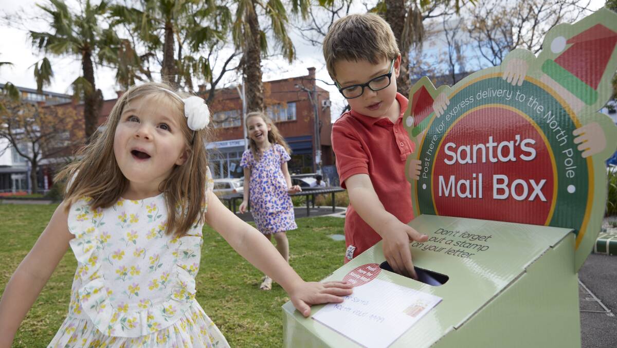 GET EXCITED: Visit Australia Post’s Santa Mail website at auspost.com.au/santa-mail for templates and tips for kids writing to Santa Claus. Picture: Supplied