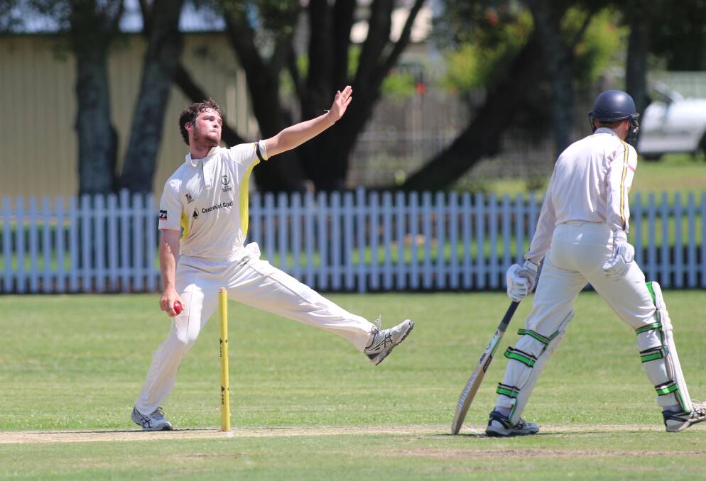 TOO QUICK: Marquee Toronto player Andrew Somerville (pictured) and his brother Matthew combined for a six-wicket haul against City on Sunday. Picture: David Stewart