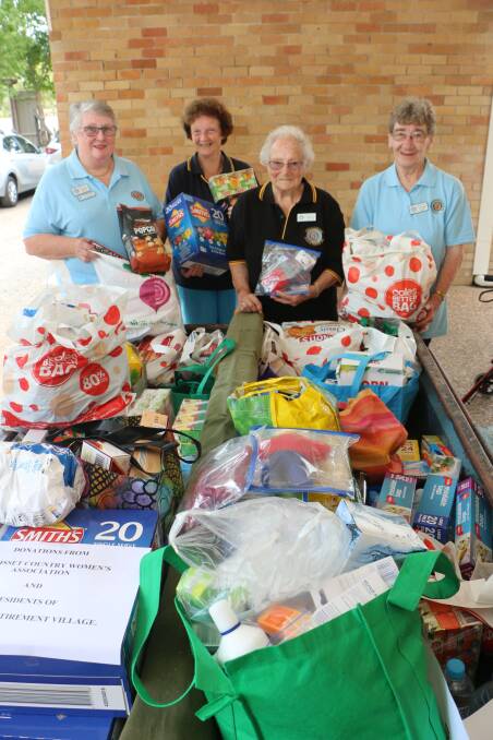 The donated goods were put together from a wish list provided by the RFS. Picture: David Stewart