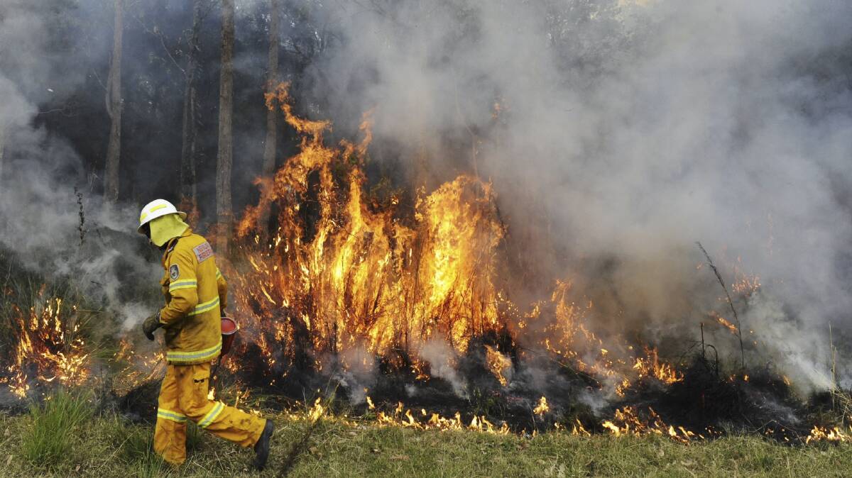 BE AWARE: NSW Rural Fire Services crews will target 86 hectares of bushland at Martinsville this Sunday in a hazard reduction burn. Picture: Mick Tsikas