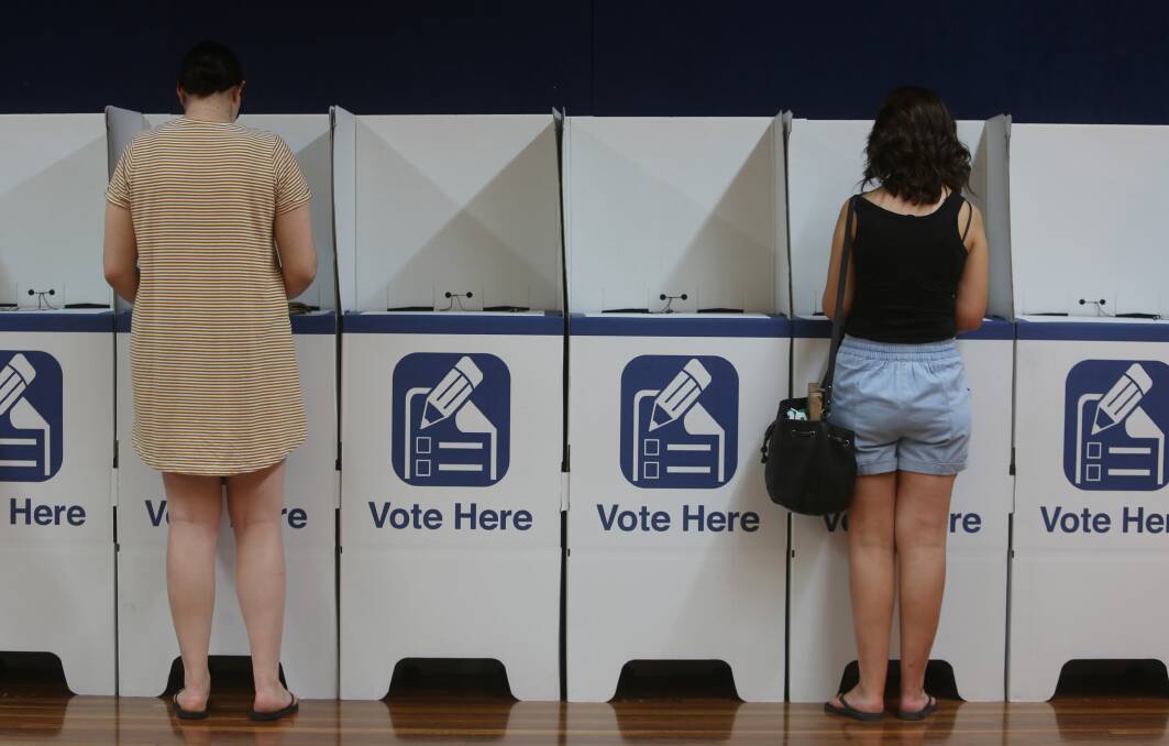 POLLING BOOTH: The NSW Electoral Commission is seeking staff to work on the big day in March - and on the days leading up to the election. Picture: Robert Peet.