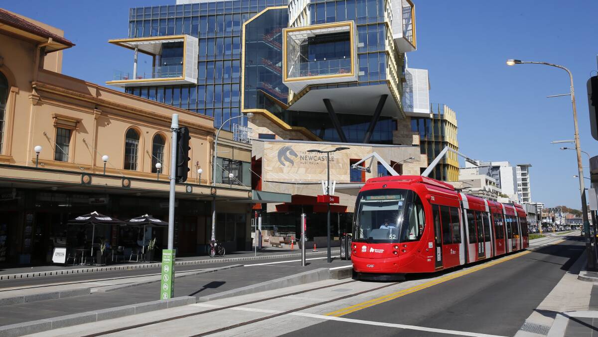 BE AWARE: Motorists in the Newcastle CBD must now observe a 40kph speed limit on Hunter Street (pictured) and Scott Street between Worth Place and Telford Street. Picture: Darren Pateman.
