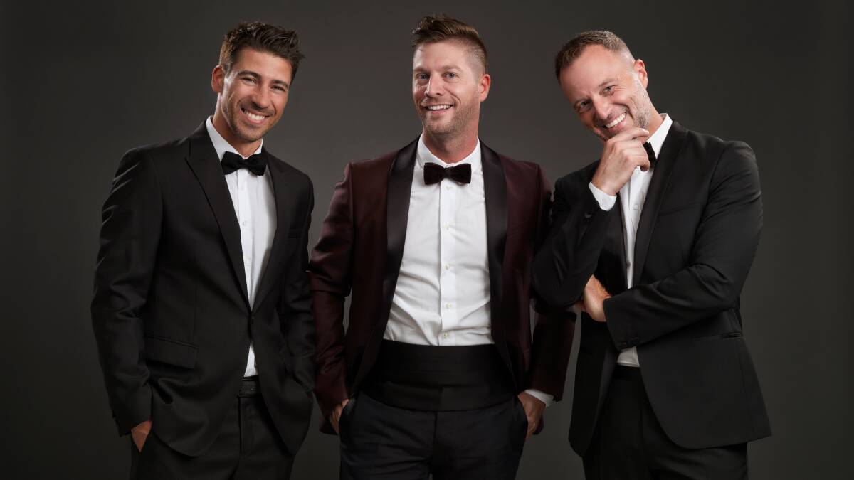 THAT'S AMORE: The Italian Tenors are classicaly trained opera singers with a penchant for American crooners such as Dean Martin. See them in concert at The Art House on Thursday, December 20. Picture: Supplied
