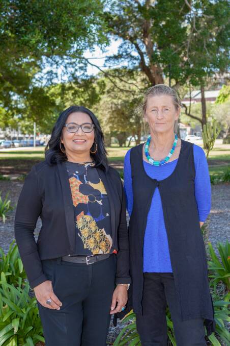 FELLOW ENGINEERS: The Greens lead candidate in the senate, Dr Mehreen Faruqi, left, with Hunter candidate Janet Murray. Picture: Supplied