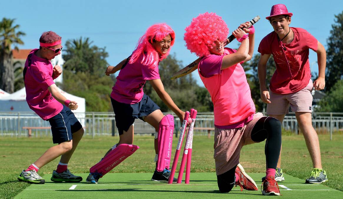THINK PINK: Wyee Oval on Saturday, December 15.