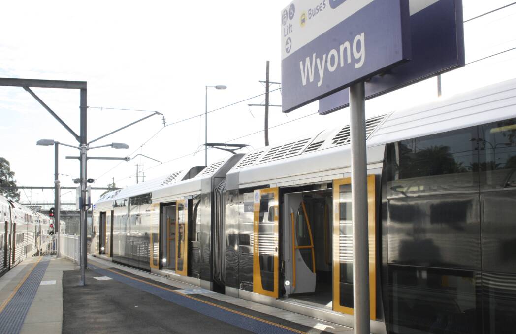 Buses are replacing trains for passengers travelling from Morisset to Wyong this morning. Picture: David Stewart