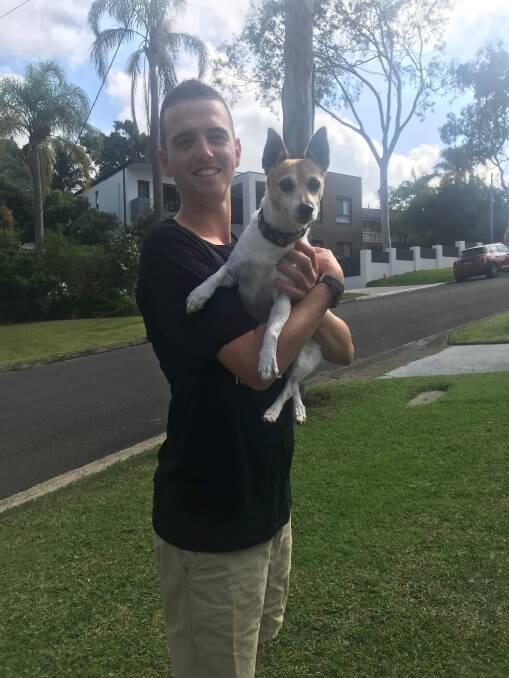 CANDIDATE: James Murphy is a tennis coach who loves animals and cares for an adopted cat and dog. Picture: Supplied