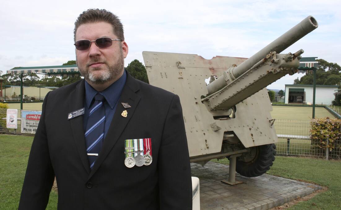 South Lake Macquarie RSL sub-Branch president Daniel Sloan pictured at Morisset Country Club in 2012. Picture: David Stewart