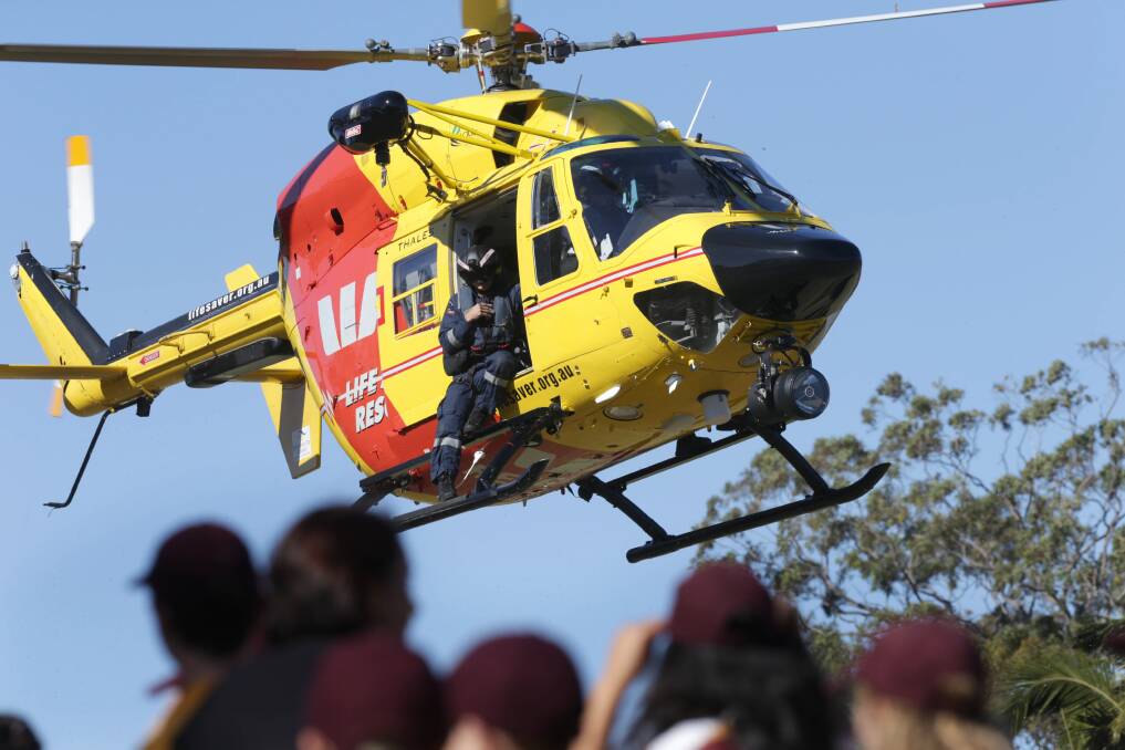 Westpac Helicopter.