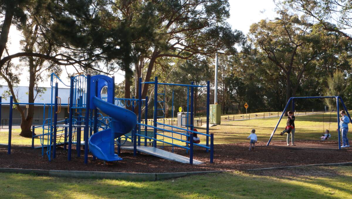 The much-used playground area at Bernie Goodwin Memorial Park, pictured in 2017. Picture: David Stewart